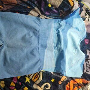 light blue work out set